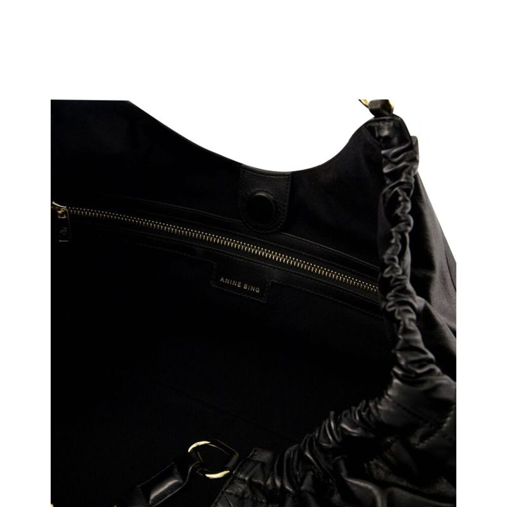Kate Shopper Bag - Anine Bing - Leather - Black - Picture 4 of 4